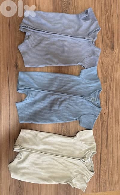 NEXT Two way zip cotton romper. Size 0-3. Used ONCE.