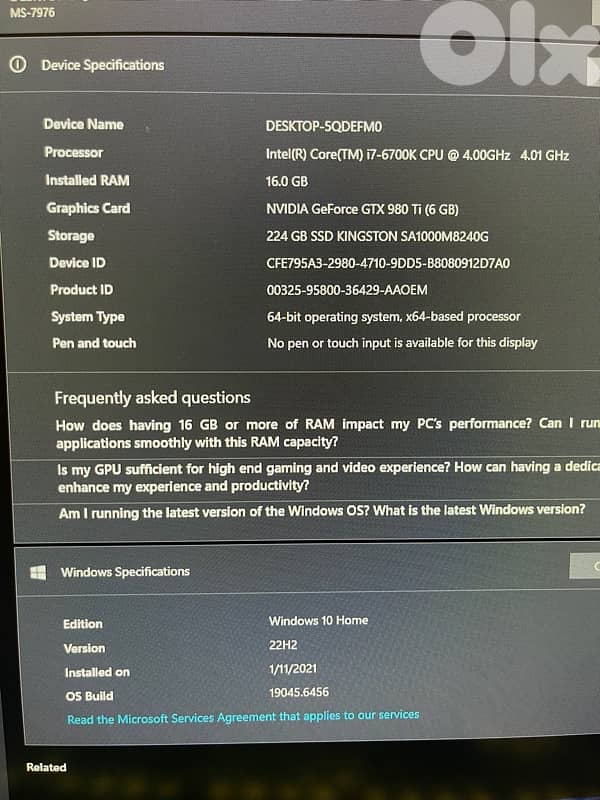 Gaming Desktop - Great specs 2