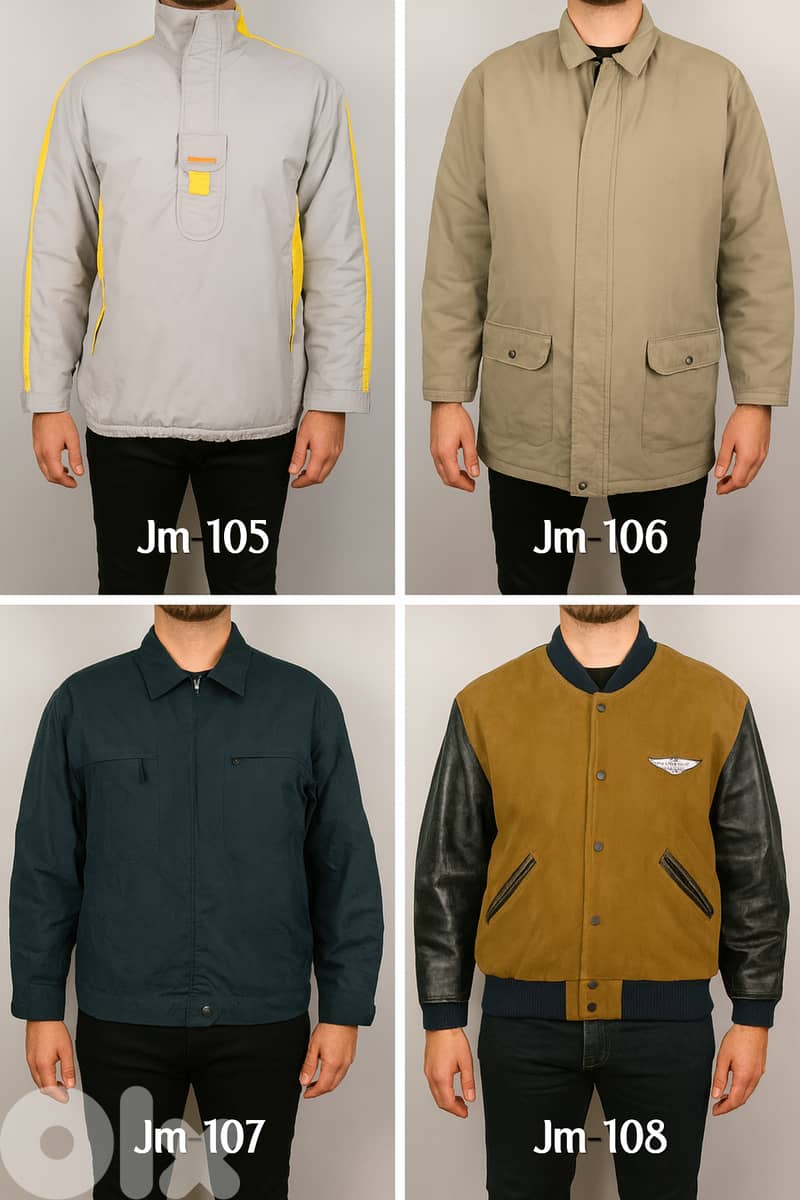 Large Jacket from of European Brands. . 2 Pcs for Only 22$ 2