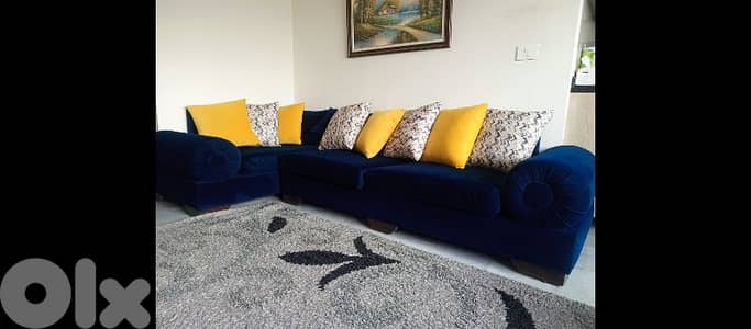 صالون زاوية كحلي