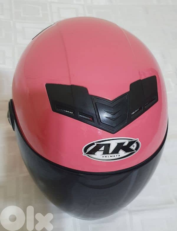 AK-719   Helmet  Pink  new  not  used  good  Quality and big size 4