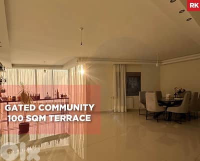 Spacious, terrace, prime location, antelias/أنطلياس  REF#RK126688