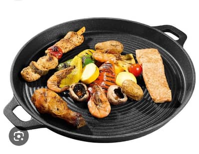 cast iron grill pan 41cm