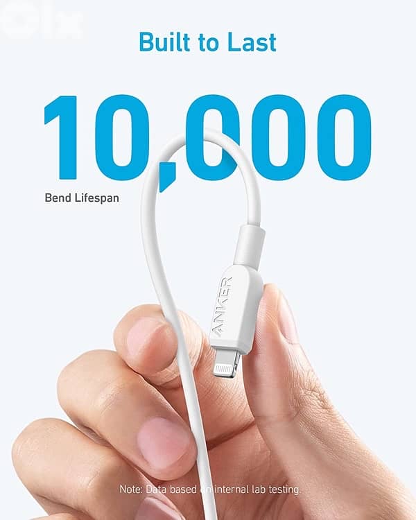 Anker 310 USB-C to Lightning Cable (6ft Braided) 6