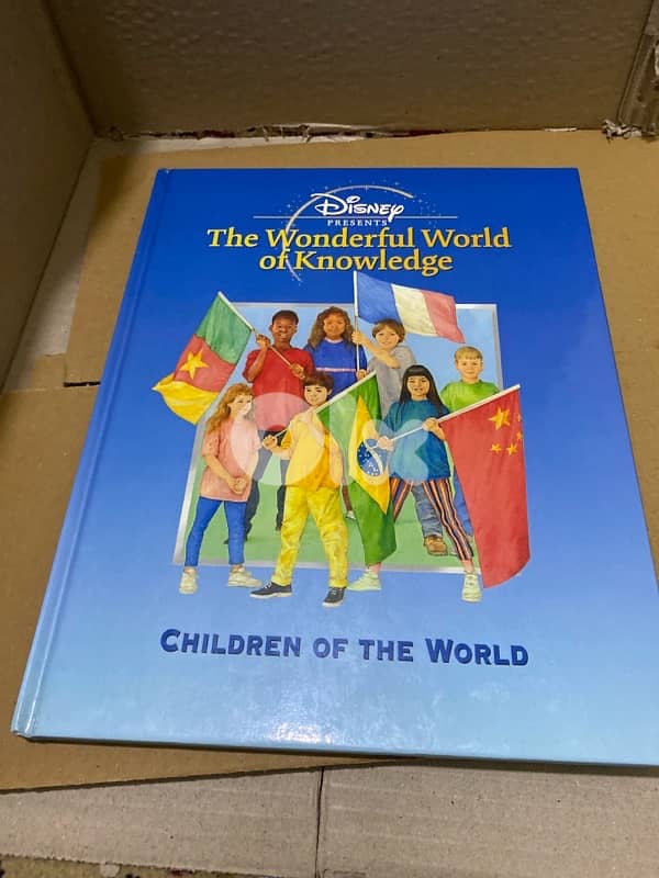 vintage collection books from Disney the wonderful world of knowledge 6