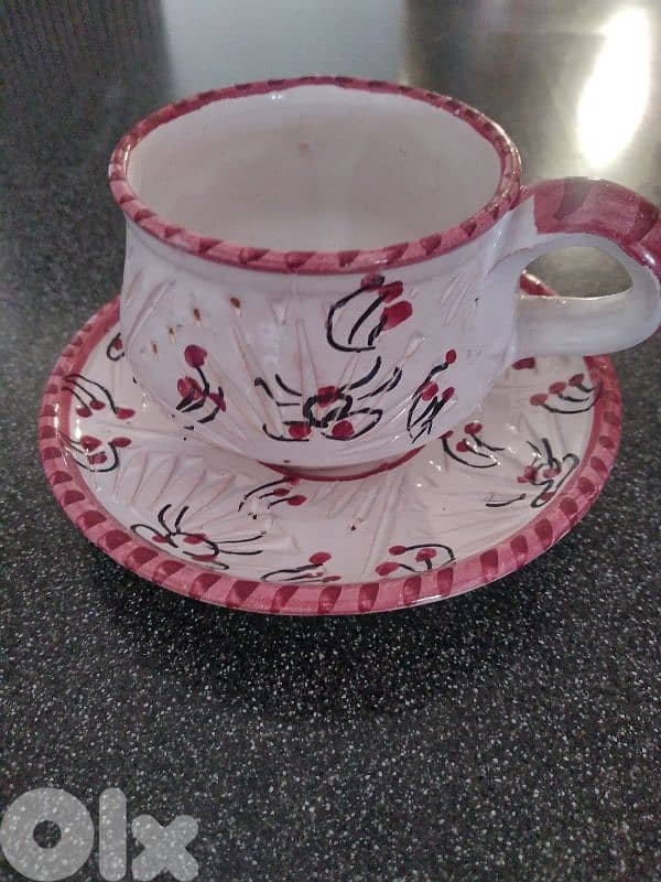 Coffee set , Tunisian ceramic 1