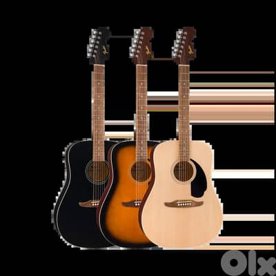 Fender California Debut Redondo Acoustic Guitar (Colors Available)