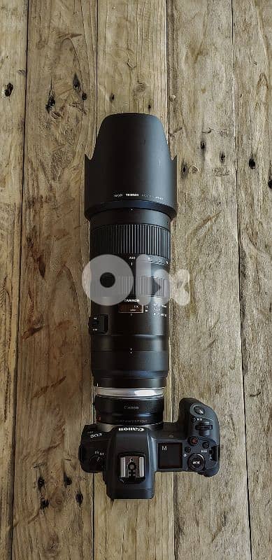 Canon EOS R with Lens Adapter and 70 200 f2.8 Tamron 4