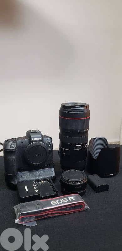 Canon EOS R with Lens Adapter and 70 200 f2.8 Tamron