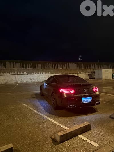 Mercedes-Benz C-Class 2017 coupe matte-black