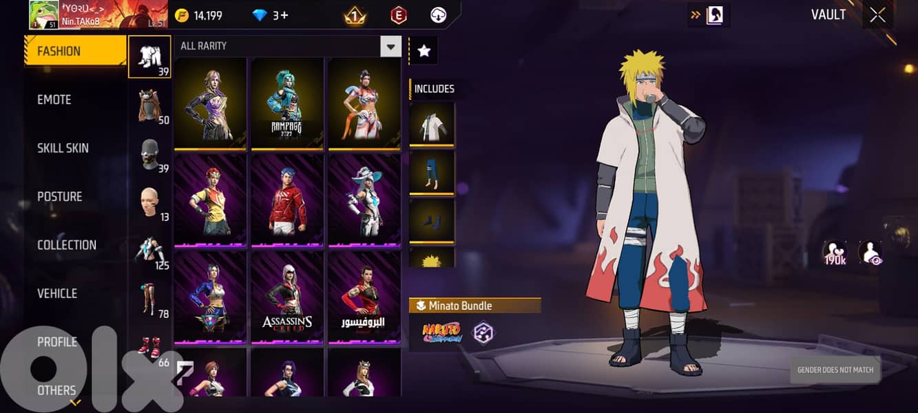 Acounr freefire for sell 1