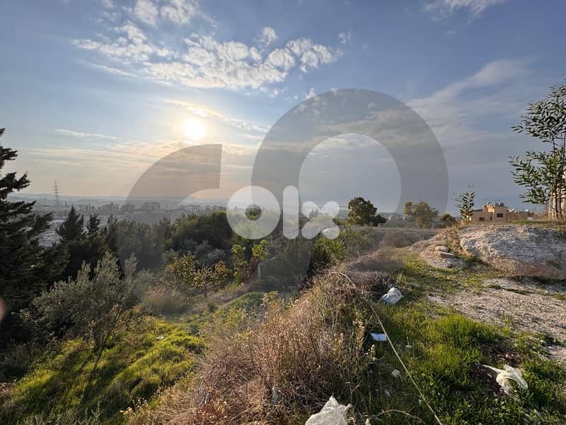 830 SQM Land with Sea View and 30/60 Zoning in Ghazieh ! REF#BH131140 1