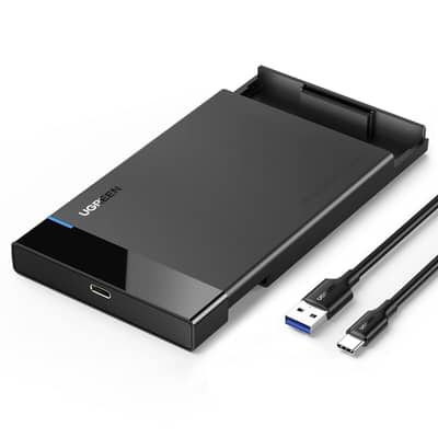 UGREEN 2.5" SATA Hard Drive Enclosure – USB-C (HDD / SSD)