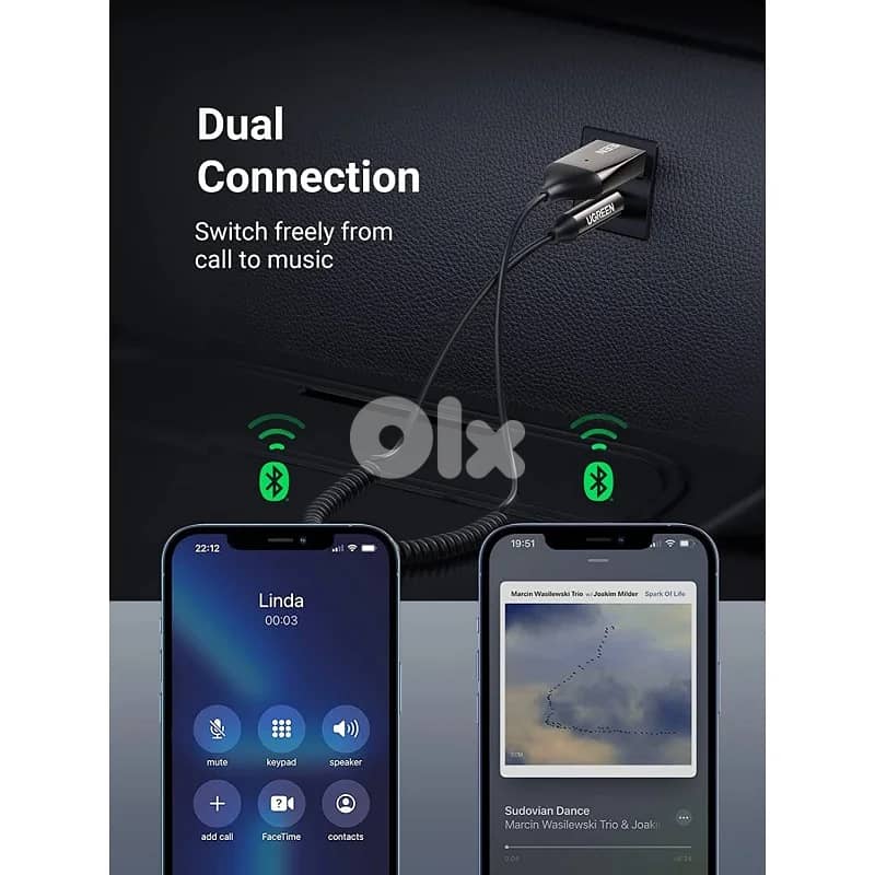 Car Bluetooth Audio Receiver – HD Wireless Music Streaming 2