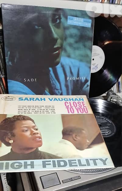 Sade- Sara Vaughan- vinyl