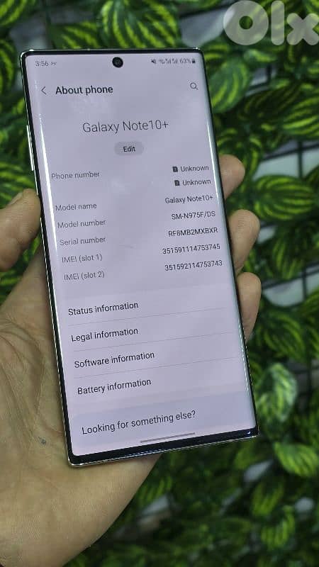 Samsung not 10 plus 1