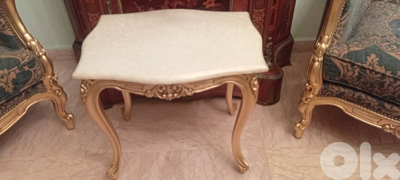 لقطة  طاولة  سفرة كاملة 8 كراسي صالون ستيل كامل 1/4 كبيرة مع طاولة عدد 2