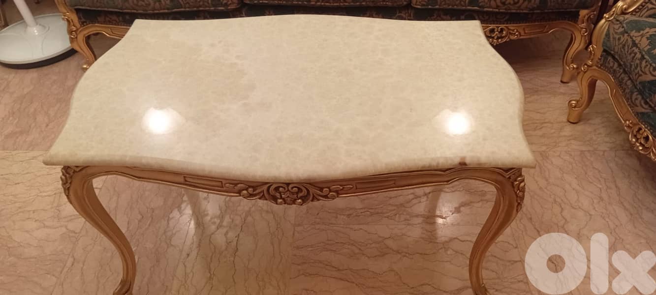 لقطة  طاولة  سفرة كاملة 8 كراسي صالون ستيل كامل 1/4 كبيرة مع طاولة عدد 3