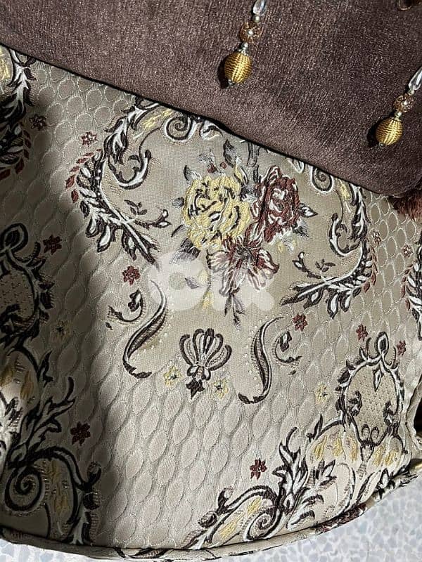 صالون ملوكي صناعة مصر خشب زان مستعمل بحالة ممتازة 3