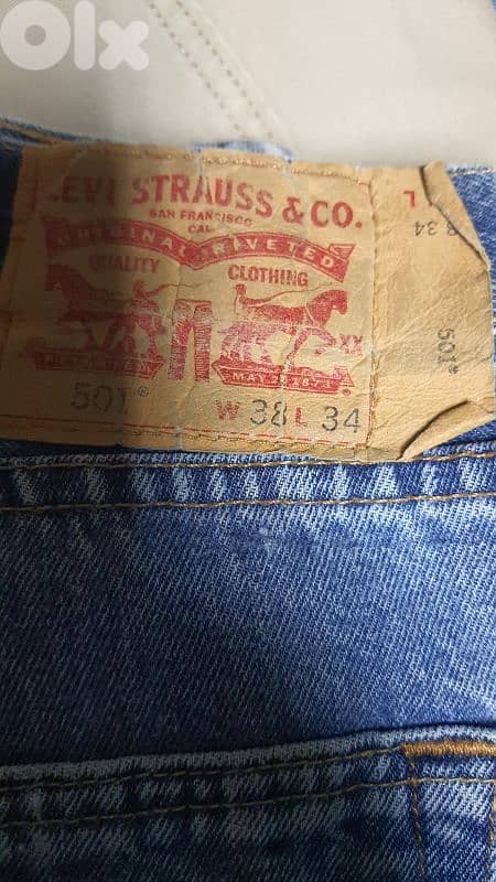 ORIGINAL LEVI'S JEANS  SIZE W38 L34 1