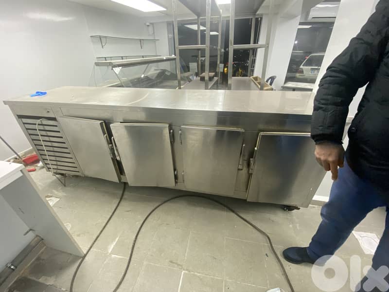 برادات واجهة خرج محلات عصير ملحمة او مطعم 2