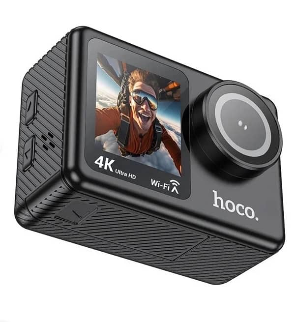 HOCO DV101 Action Sports Camera Screen 2 inch Waterproof Case 4K 2