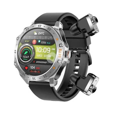 Porodo Hype Smartwatch With Earbuds