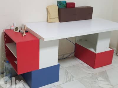 2 desks for room or business desk with drawers and closet best price
