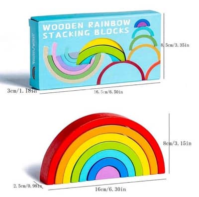 RAINBOW STACKING BLOCKS
