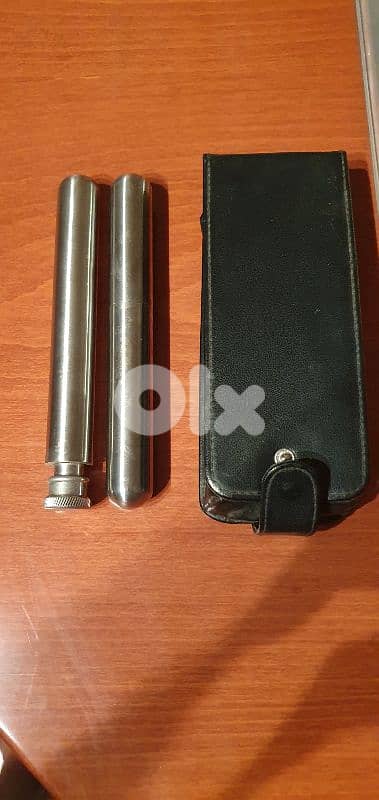 leather genuine for 2 cigar pocket box