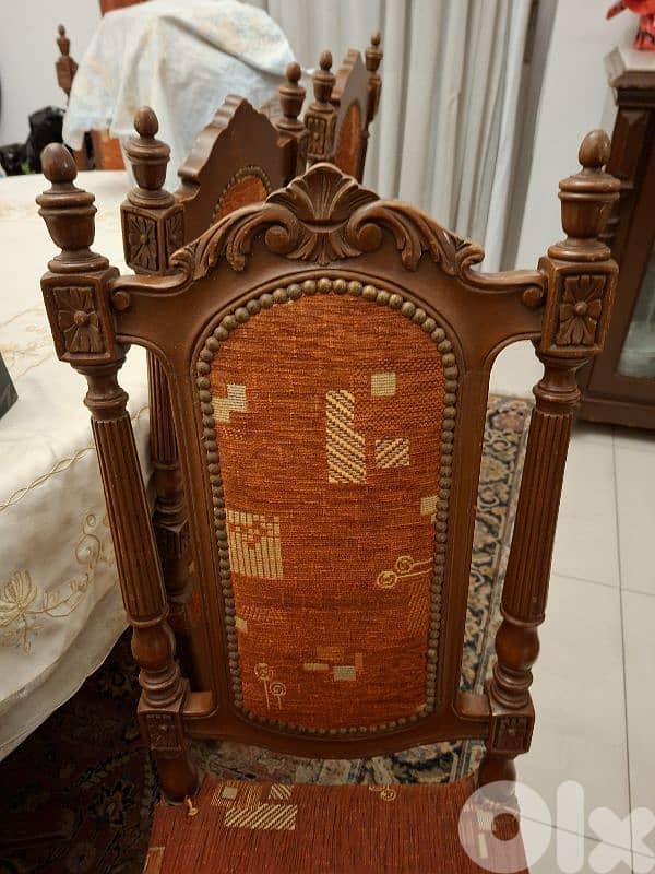 Regency dining table with 8 chairs 2