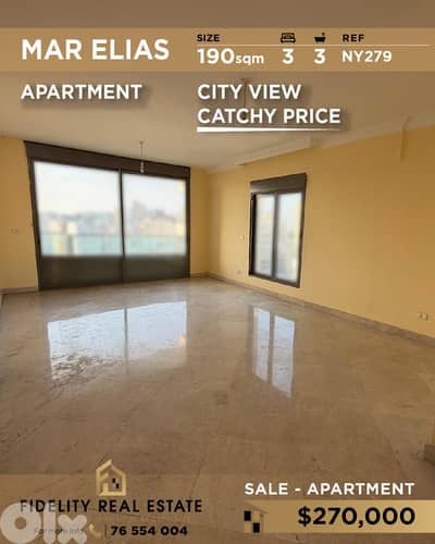 Apartment for sale in Mar Elias NY279 شقة للبيع في مار إلياس
