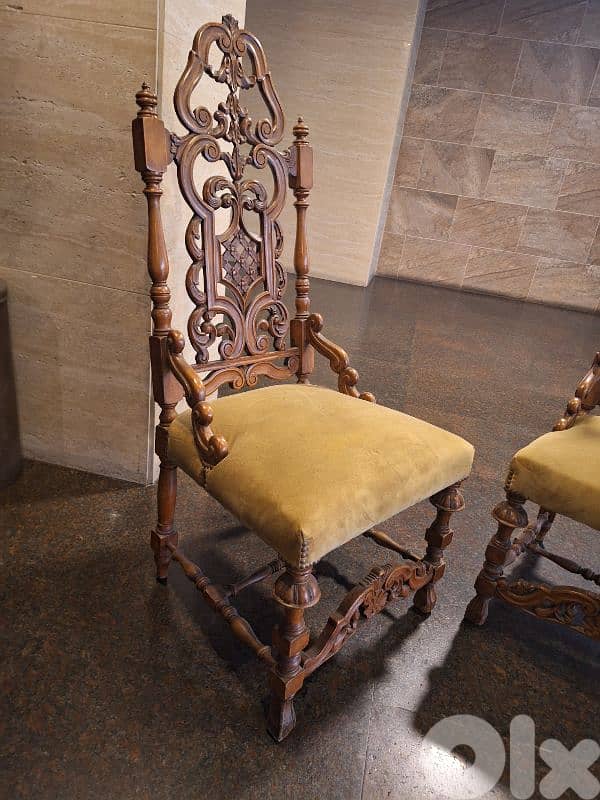 كنب فوتوي عدد٢ حفر انتيك ملوك من الروائع شغل يدوي قديم 4