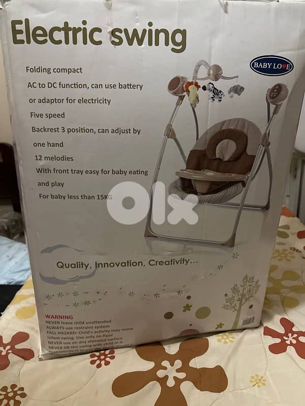 BabyLove  2-in-1 Electric Swing and Bouncer 1