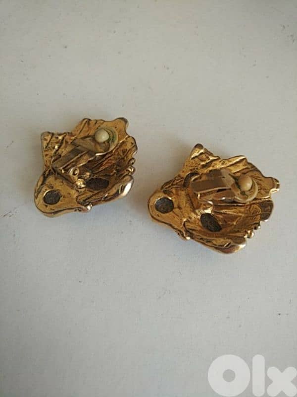 Vintage Kalinger Paris blue rhinestones earrings - Not Negotiable 2