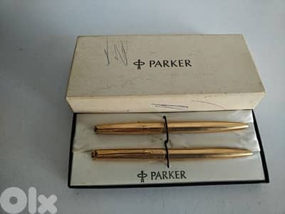 Vintage Parker 61 set (gold plated) - Not Negotiable