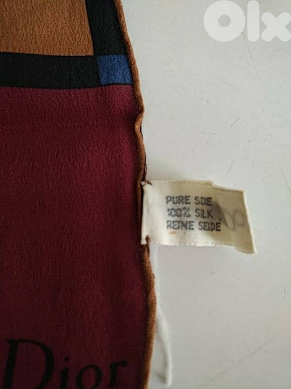 Vintage Christian Dior scarf pure silk - Not Negotiable 3