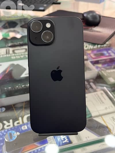 iphone 15 128gb black battery 90% ktir ndif mesh mafkouk