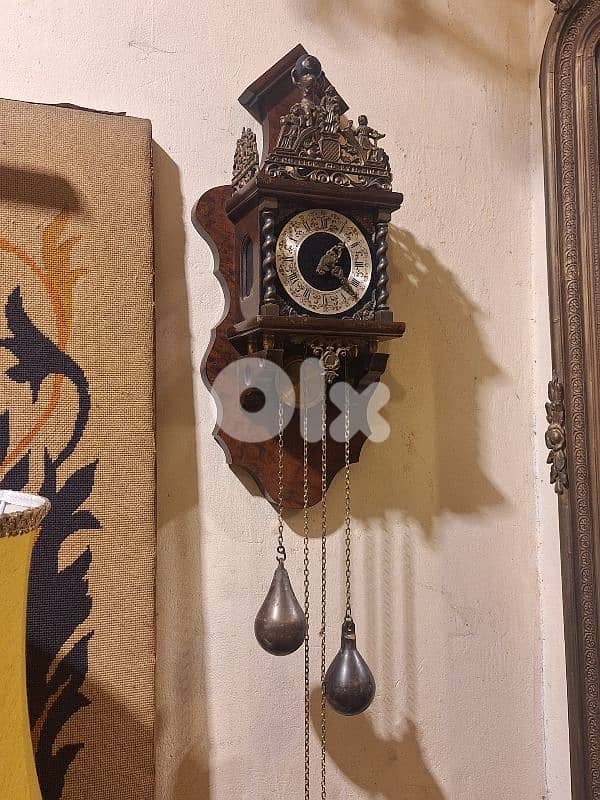 antique european pendul wall clock 4