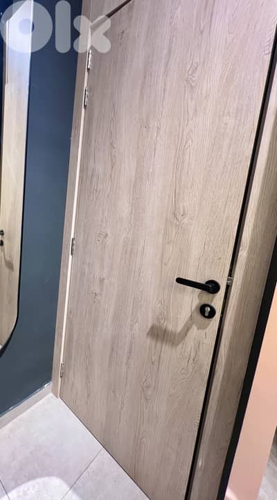 Melanine wood door - باب خشب