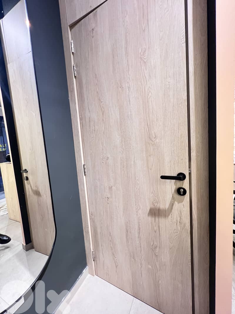 Melanine wood door - باب خشب 2