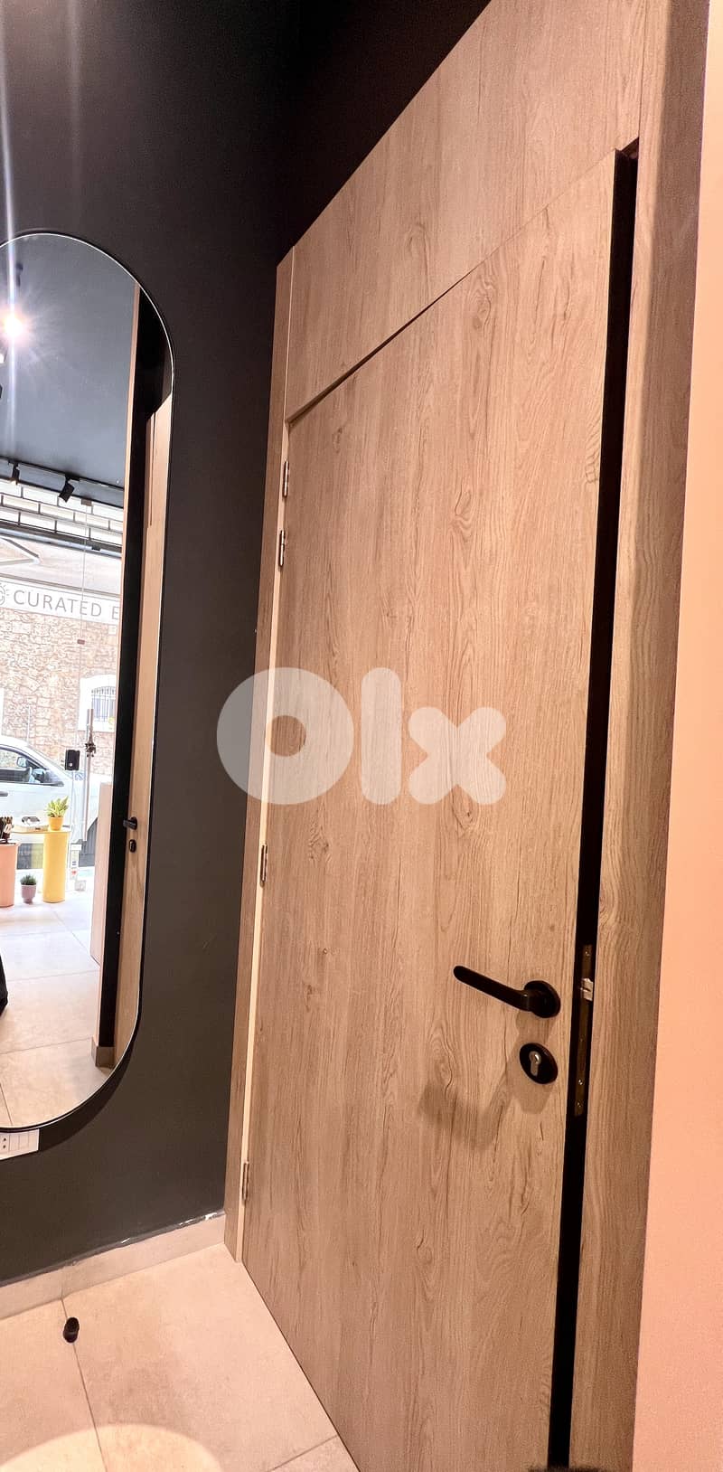 Melanine wood door - باب خشب 4