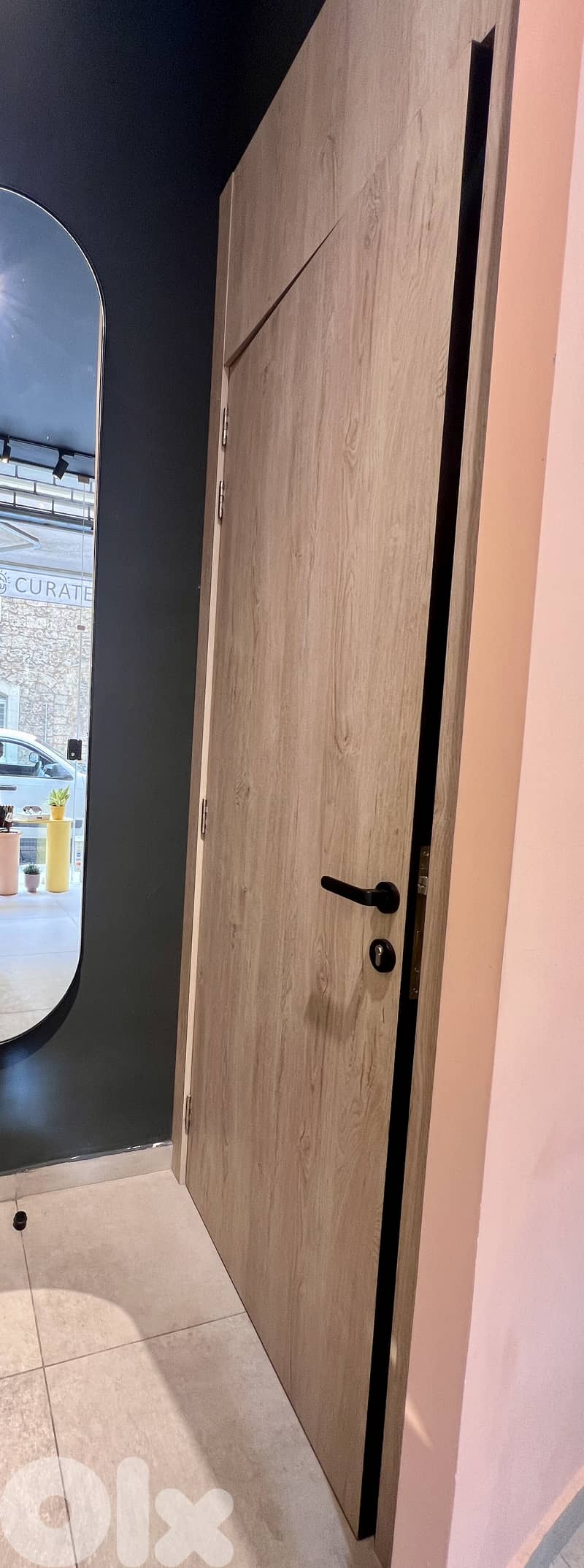 Melanine wood door - باب خشب 5