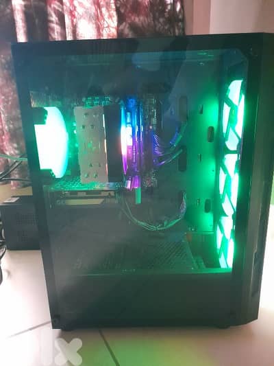 Used gaming pc for 6 months +Used gaming monitor for 6 months