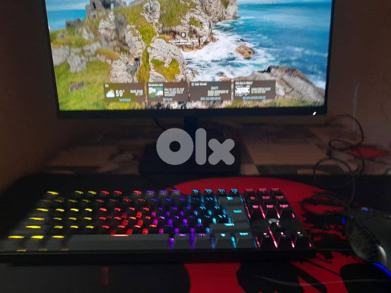 Used gaming pc for 6 months +Used gaming monitor for 6 months 3