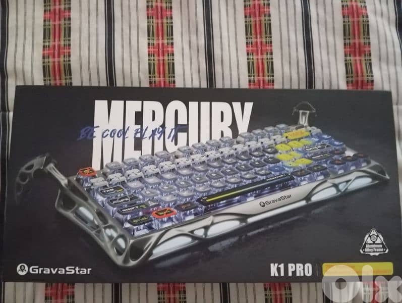 gravastar mercury k1 pro interstellar silver keyboard 1