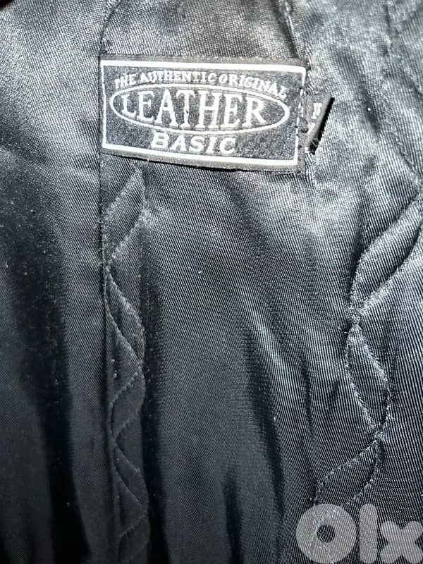 جاكيت جلد اصلي (tranch coat) 4