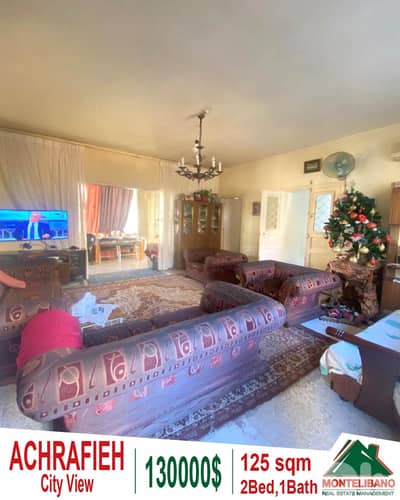 125 sqm Apartment For Sale in Achrafieh (أشرفية) With City View