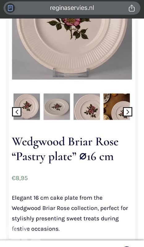 صحون بريطاني  bariar rose 1