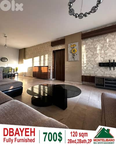 Fully Furnished 120 sqm Apartment For Rent in Dbayeh ( ضبية)